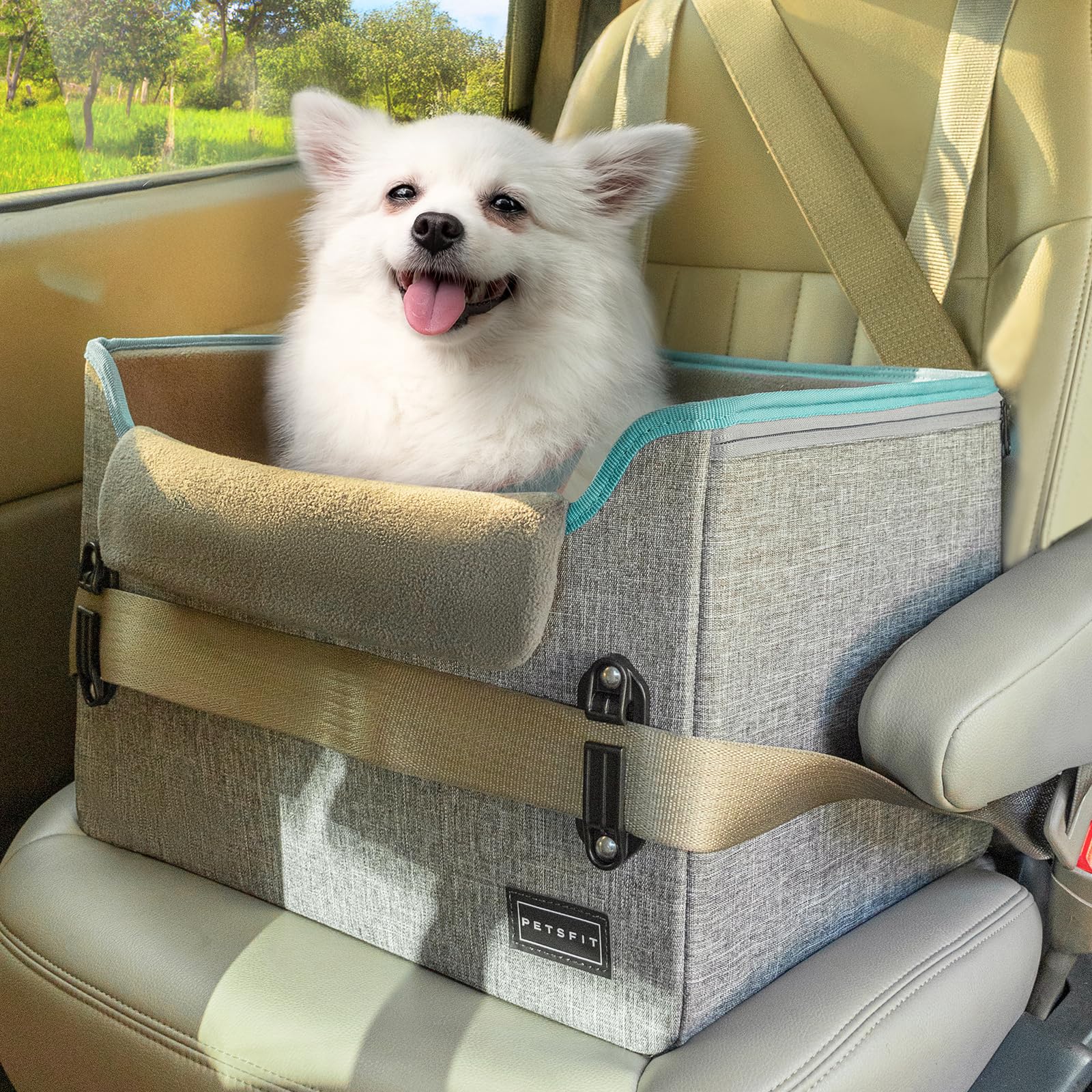 Amazon.co.jp: Petsfit 犬 ドライブボックス 小型犬 2重の安定設計